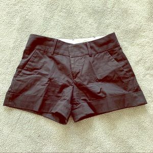 CLUB MONACO BLACK TUXEDO SHORTS (FORMAL PLEAT)